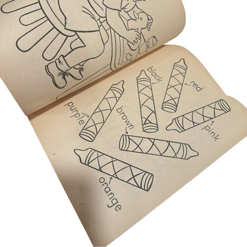 Vintage Littler League Coloring Book – Samuel Lowe Co. – 1950s Baseball
